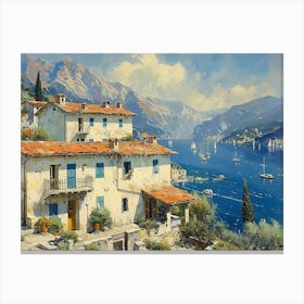 Italian Village Canvas Print