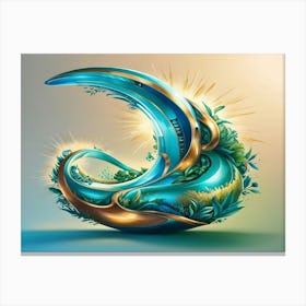 Adobe Wave Canvas Print