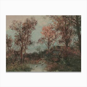 Pond In The Woods 1 Canvas Print