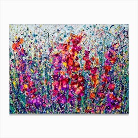 The Breath Of Summer Abstract Canvas Print