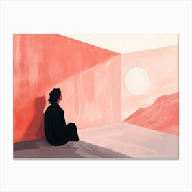 Person In A Room Canvas Print