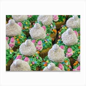 Easter Cupcakes 6 Canvas Print