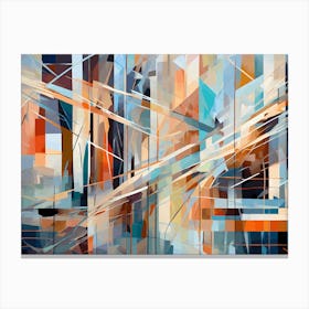 Abstract Contemporary Painting, 1286 Canvas Print