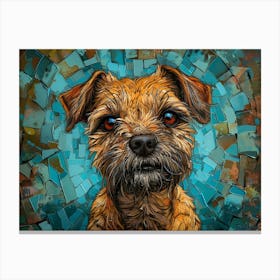 Border Terrier Fine Art Portrait 1 Canvas Print