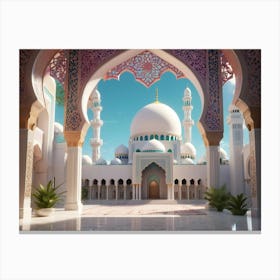 Islamic Mosque 3 Canvas Print