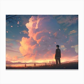 Cloudy Sky Canvas Print