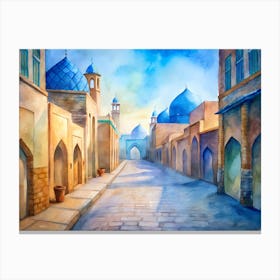 Samarkand Uzbekistan A Vintage Canvas Print