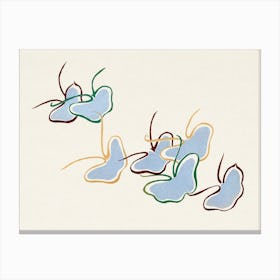 Japanese Butterfly, Cho Senshu (3) 1 Canvas Print