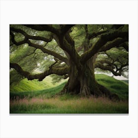 Old Oak Tree 3 Canvas Print