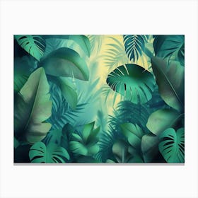 Tropical Jungle Canvas Print