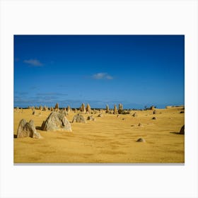 The Pinnacles: A Dance Of Light And Shadow Canvas Print