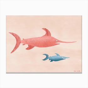 Fish In The Sea Kids Canvas Print