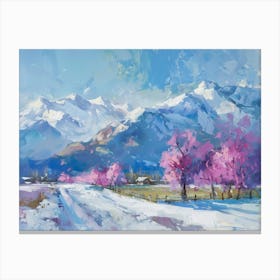 Snowy Mountains 13 Canvas Print