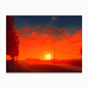 Sunset 1 Canvas Print