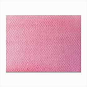 Pink Watercolor Texture Canvas Print