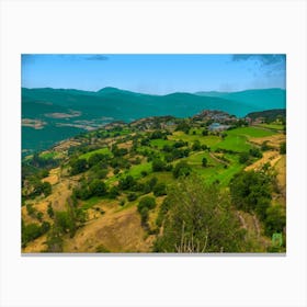 Village In The Mountains 20230816229pub Canvas Print