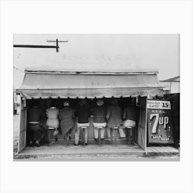 Hamburger Stand, Harlingen, Texas By Russell Lee Canvas Print