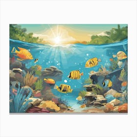 Under The Sea 8 Canvas Print