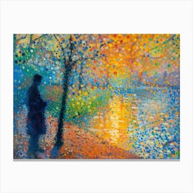 Contemporary Artwork Inspired By Georges Seurat 3 Canvas Print