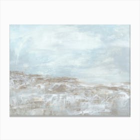 Astonishing - Abstract Landscape Painting, Soft Texture Coastal Art Canvas Print