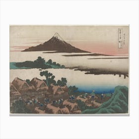 Dawn At Isawa In Kai Province (1830–1833), Katsushika Hokusai Canvas Print