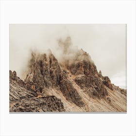 Mountainside Cliffs Canvas Print