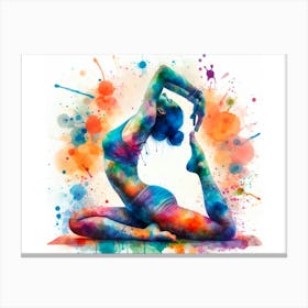 Yoga Pose 2 Canvas Print