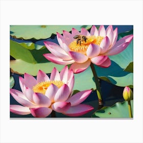 Lotus Flower 3 Canvas Print