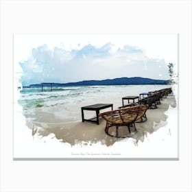 Saracen Bay, The Southern Islands, Cambodia Canvas Print