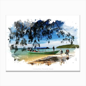 Lamherkay Beach, Sihanoukville, Cambodia Canvas Print