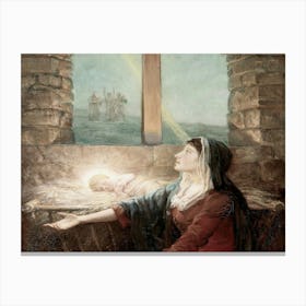 Nativity Canvas Print