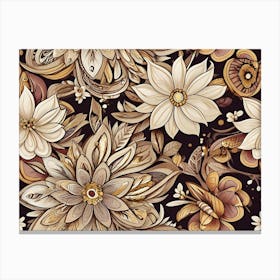 Floral Pattern 9 Canvas Print