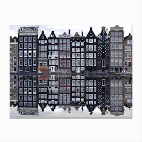 Architecture Of Amsterdam Canvas Print