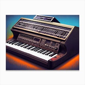 Synthesizer Canvas Print