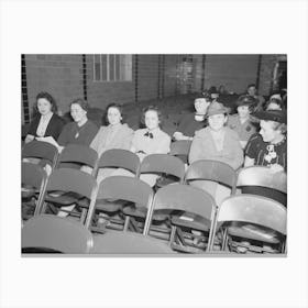 Group Of Women, Wives Of Members Of Southeast Missouri Farms, At A Meeting When Dr, Alexander Visited This Project Canvas Print