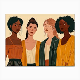 Women Of Color 18 Canvas Print