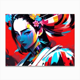 Geisha 122 Canvas Print