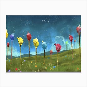 Lollipops Canvas Print