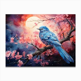 Avian Serenade Songbirds In Harmony Canvas Print