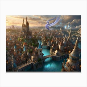 Fairytale City 4 Canvas Print