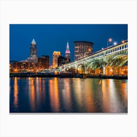 The Cleveland Skyline Canvas Print