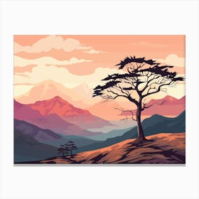 Landscape Painting 1 Canvas Print