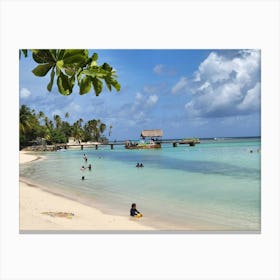 Pigeon Point Tobago photography Canvas Print