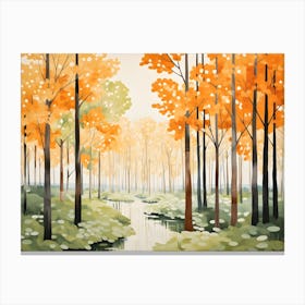 Modern Forest 4 Canvas Print