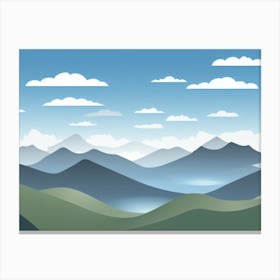 Mountain Landscape 5 Canvas Print