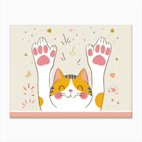 Cat Paw (8) Canvas Print