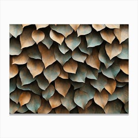 Abstract Leaves 4 Canvas Print