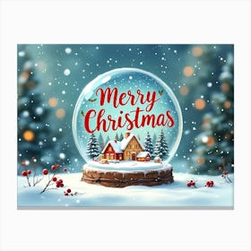 Merry Christmas Canvas Print