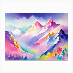 Mountain landscapes 14 Canvas Print