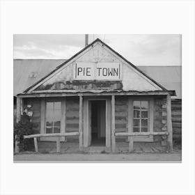 Untitled Photo, Possibly Related To Entrance To Hotel, Pie Town, New Mexico By Russell Lee Canvas Print
